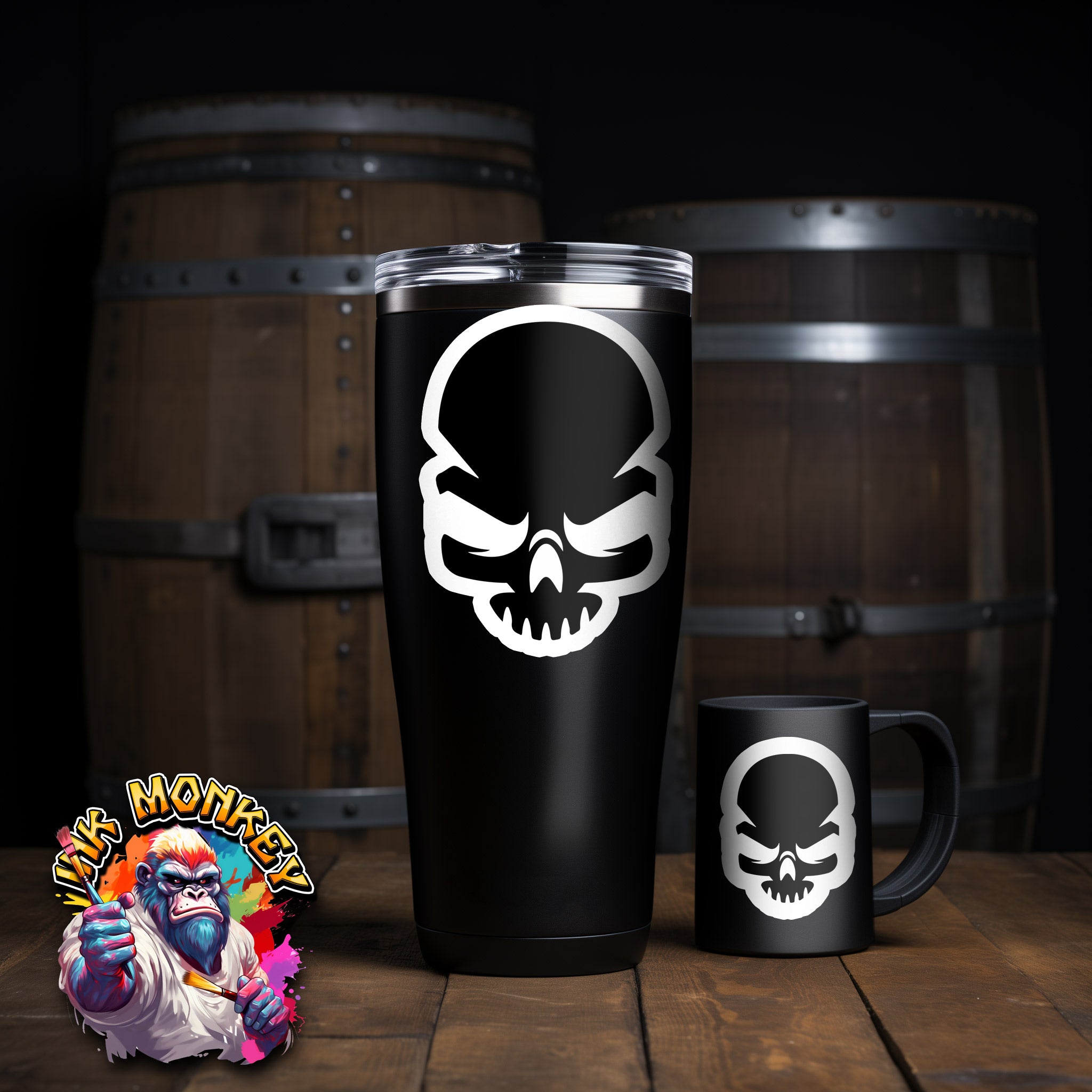 Tribal Skull - Decal